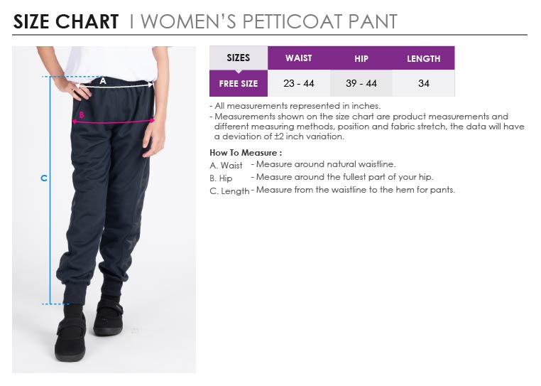 Women's Petticoat Pants / Seluar Dalam Panjang Wanita | eHari