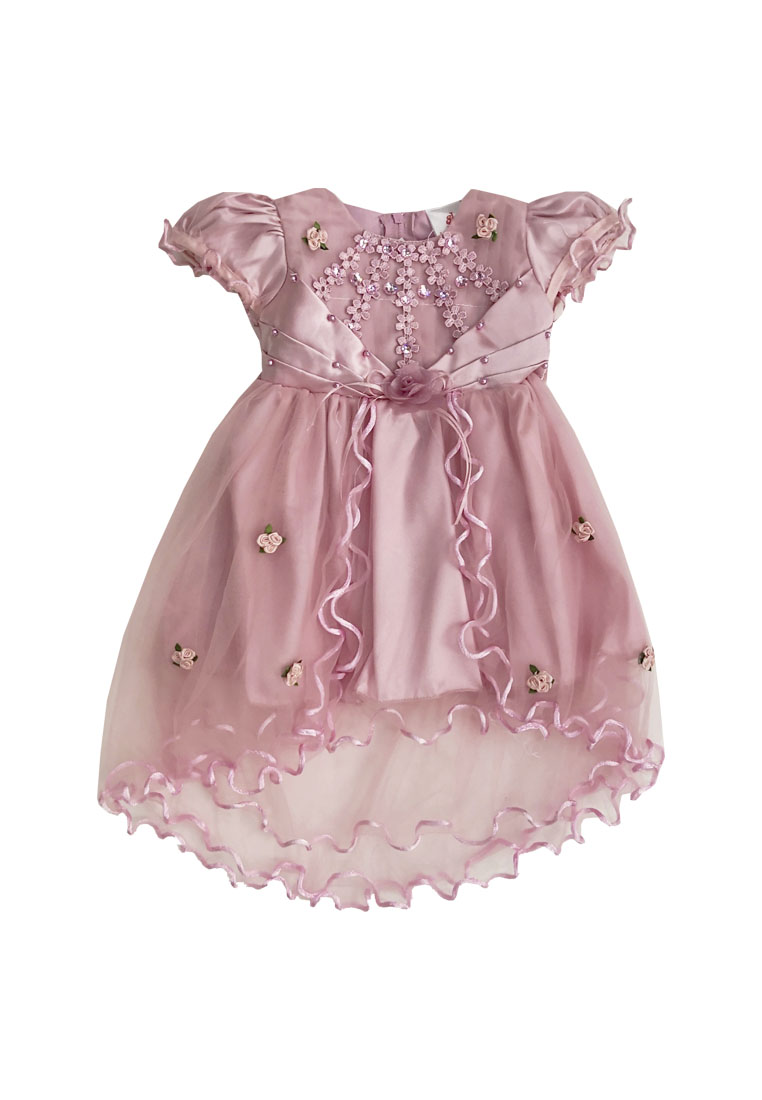 Girls Puff Sleeves Tulle Dress | eHari